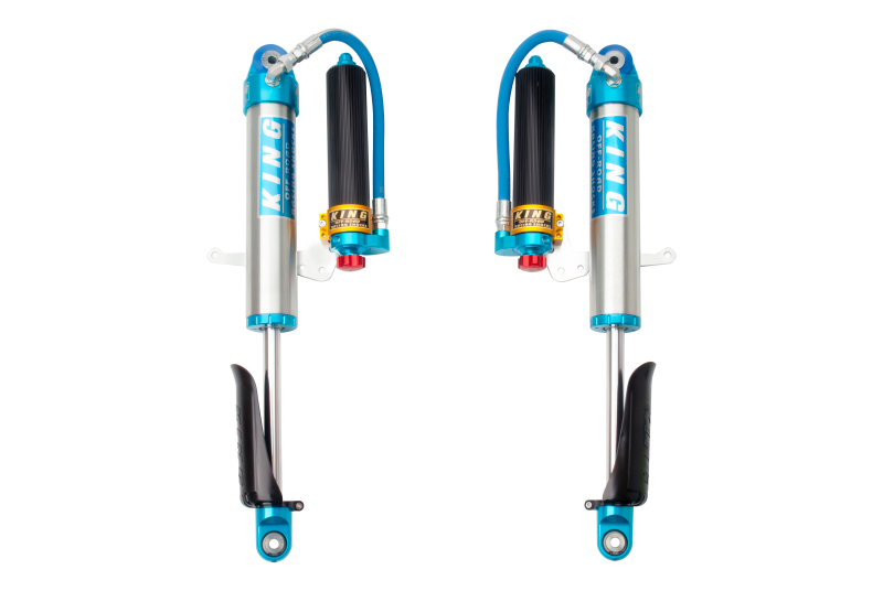 King Shocks 2018+ Jeep Wrangler JL Front 2.5 Dia Remote Res Shock for 0-2in Lift w/Adjuster (Pair) Main image