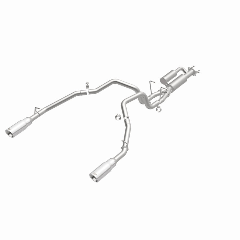Magnaflow 25+ Ram 1500 I6 3.0L SPEQ Series Polished Cat-Back Performance Exhaust System for enhanced offroad performance.