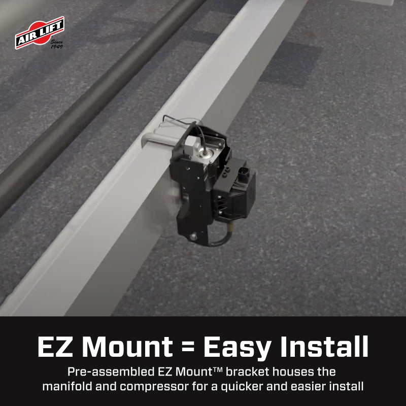 Air Lift Wireless Air Control System V2 w/EZ Mount installation bracket for easy setup