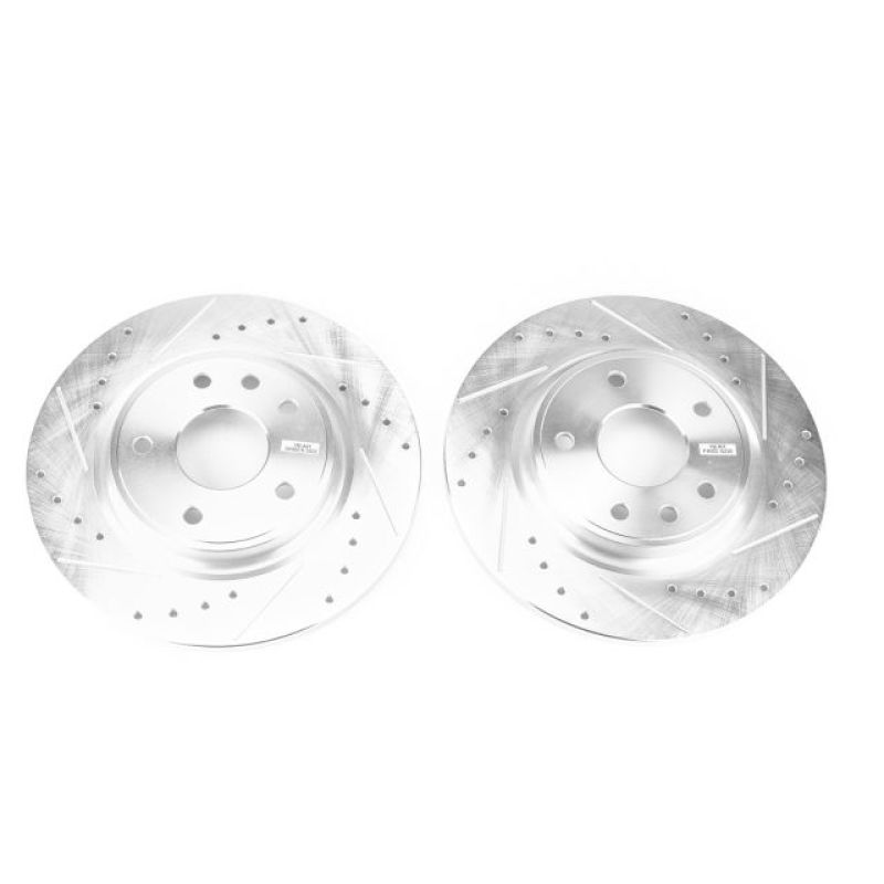 Power Stop 17-19 Chrysler Pacifica Rear Evolution Drilled & Slotted Rotors - Pair Secondary image