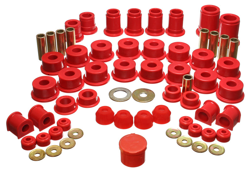 Energy Suspension 90-95 Toyota 4 Runner 2WD/4WD Red Hyper-Flex Master Bushing Set for off road parts
