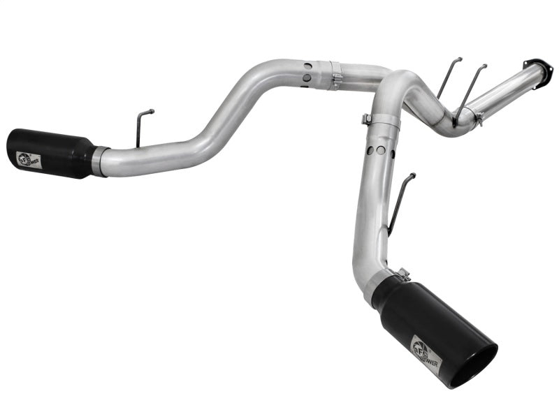 aFe Atlas Exhaust 4in DPF-Back Al Steel 11-14 Ford Diesel Trucks V8-6.7L (td) Secondary image
