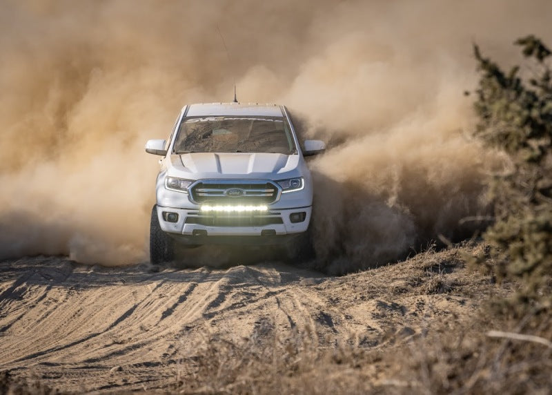 Fox 2019+ Ford Ranger 2.5 Factory Series 2-3in Front Coilover Reservoir Shock (Pair) - Adjustable in off-road action.