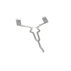 MagnaFlow Cat Back, SS, 2.5in, Street, Dual Split Polished 4.5in Tips 2015 Ford Mustang Ecoboost exhaust system