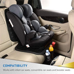 3D MAXpider Universal Child Seat Cover - Black on vehicle seats