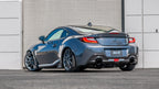 Borla 22-23 Subaru BRZ/Toyota GR86 2.4L RWD AT/MT ATAK Catback Exhaust - Black Chrome Tips on modified car