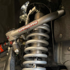 Camburg Ford Bronco 21-23 1.25in Performance Uniball Upper Arms (w/Covers) installed on offroad truck suspension