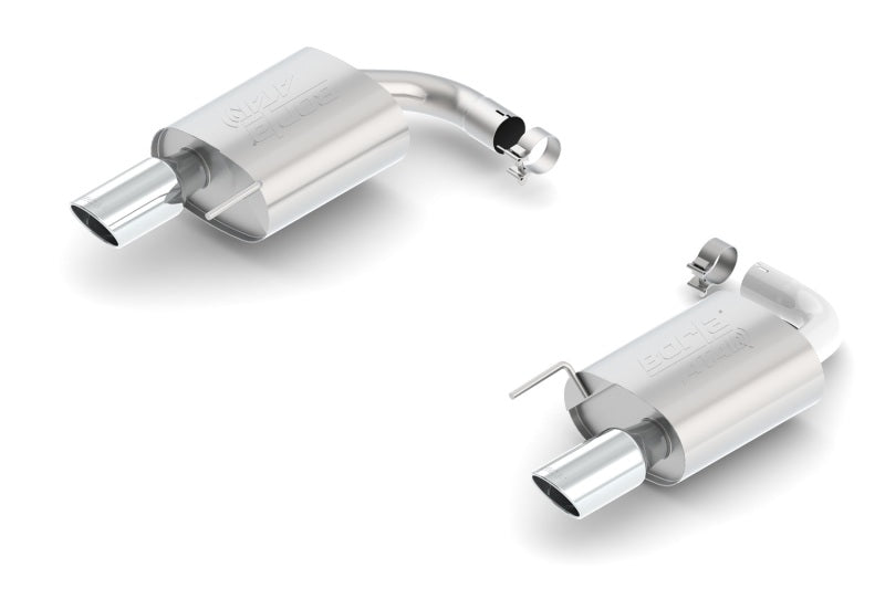 Borla Atak S Rear Section 15-17 Ford Mustang GT 5.0L V8 MT/AT 2.5in pipe 4in tip exhaust system