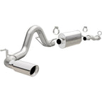 MagnaFlow Cat-Back 2016 Toyota Tacoma 3.5L V6 SS 3in Single Pass Side Exit Rear 4in Tip exhaust system