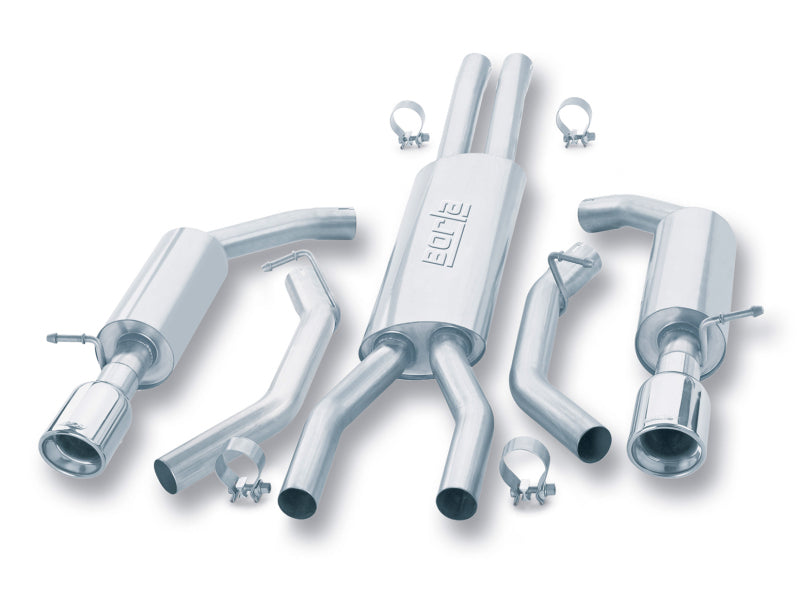 Borla 02 Ford Thunderbird SS Catback Exhaust system components