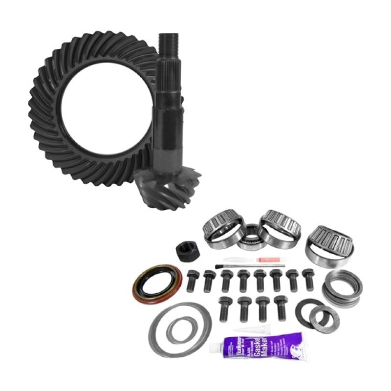 USA Standard Ring & Pinion Gear Set Dana 80 11.25in 3.73 Ratio w/ Install Kit 4.125in OD Head BRG Secondary image