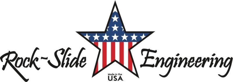 Rock Slide Engineering logo with American flag design