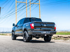 Borla 16-19 Nissan Titan 5.6L V8 2WD/4WD S-Type Catback Exhaust installed on black Titan truck.