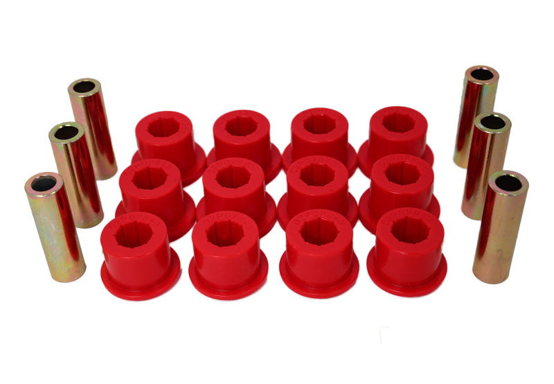 Energy Suspension 05-14 Toyota Tacoma Rear Leaf Spring Bushings - Red for offroad truck accessories online