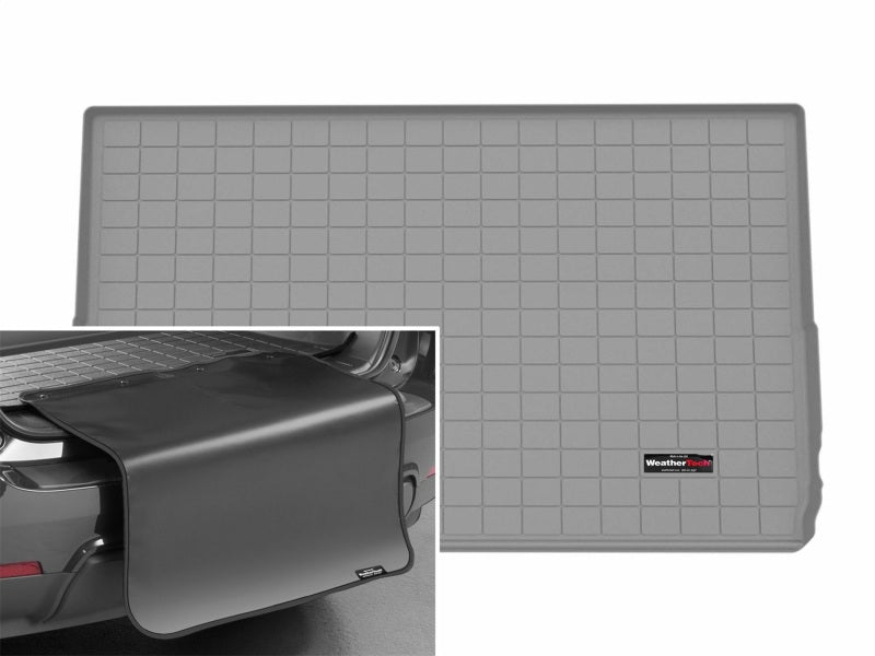 WeatherTech 25-26 Ford Expedition Max Trunk Cargo Liner w/Bumper Protector 2pc - Grey Secondary image