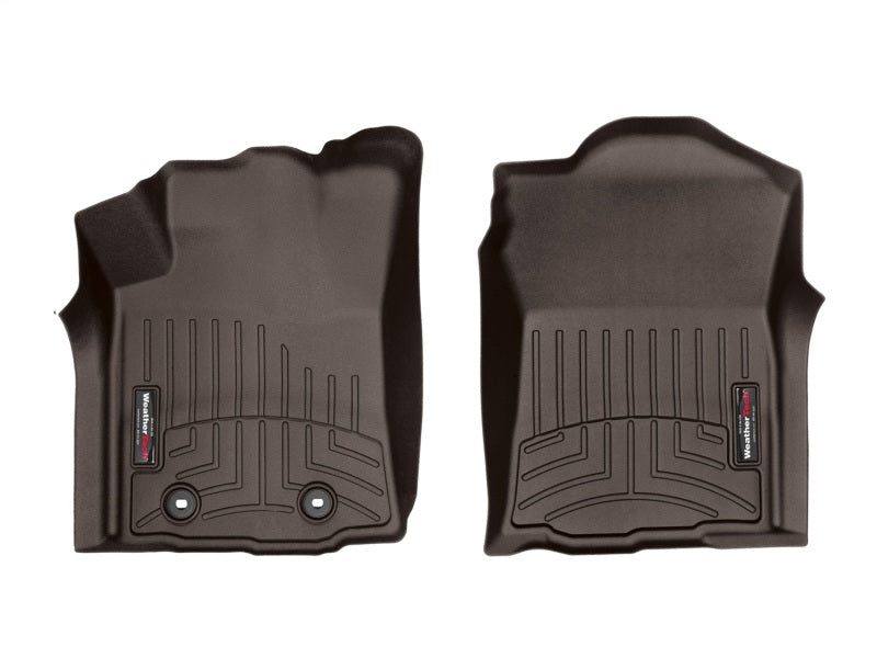 WeatherTech 2016+ Toyota Tacoma Front FloorLiner - Cocoa Secondary image