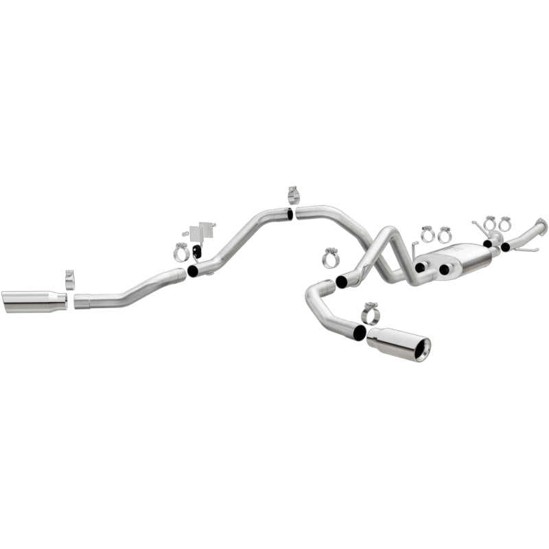MagnaFlow Cat-Back 10-15 Toyota Tundra SC LB / CC SB 4.6L/5.7L V8 SS 2.5 Dual Split Rear 4in Tip Secondary image