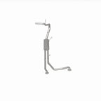 MagnaFlow CatBack 07-15 Nissan Titan V8 LGAS/LFLEX Single MF Polished Stainless Exhaust for performance upgrades
