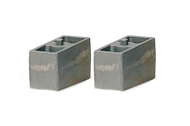 Fabtech 4in Front Leaf Spring Block Kit - 3in Wide w/Bump Stop Secondary image