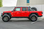 DV8 Offroad 2019+ Jeep Gladiator Side Step/Sliders on red truck
