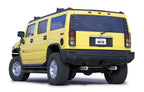 Borla 03-06 Hummer H2 6.0L 8cyl SS Catback Exhaust on yellow SUV