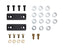 ICON 2010+ Toyota FJ / 2003+ Toyota 4Runner Sway Bar Relocation Kit components