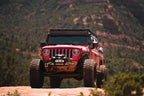 DV8 Offroad 2018+ Jeep Wrangler JL/Gladiator LED Projector Headlights on offroad truck