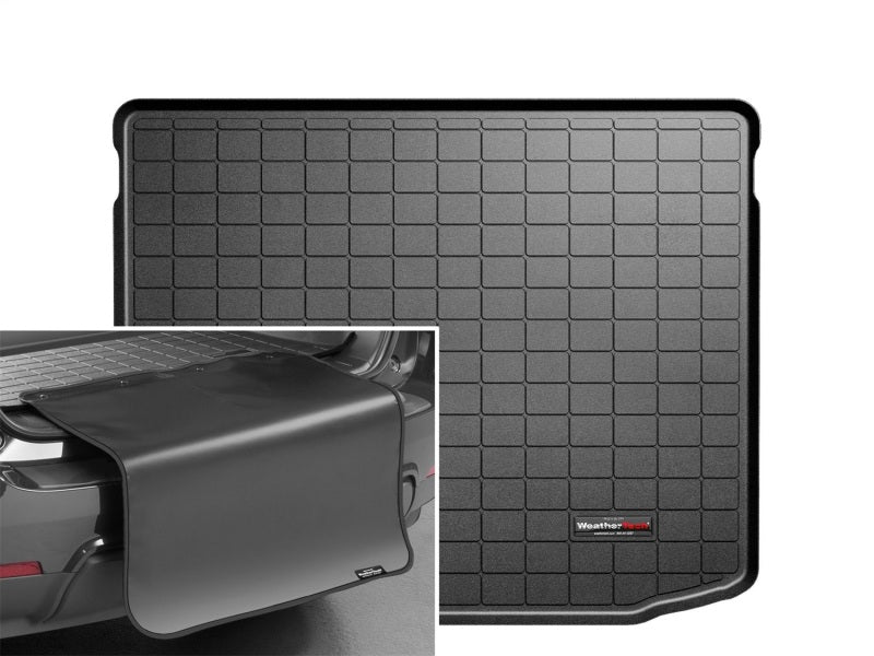 WeatherTech 11-15 Mitsubishi Outlander Sport Cargo With Bumper Protector - Black Secondary image