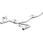 MagnaFlow 16-18 Honda Civic L4 2.0L Street Series Cat-Back Exhaust w/ Polished Tips parts and components diagram