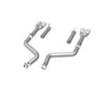 MagnaFlow Axle-Back, SS, 3in, Quad Split Rear 3.5 Tips 2015 Dodge Challenger incl SRT Hellcat exhaust system components