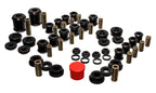 Energy Suspension 95-99 Mitsubishi Eclipse FWD/AWD Black Hyper-flex Master Bushing Set for performance offroad parts