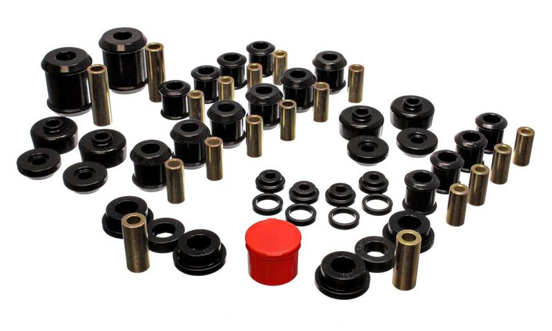 Energy Suspension 95-99 Mitsubishi Eclipse FWD/AWD Black Hyper-flex Master Bushing Set for performance offroad parts