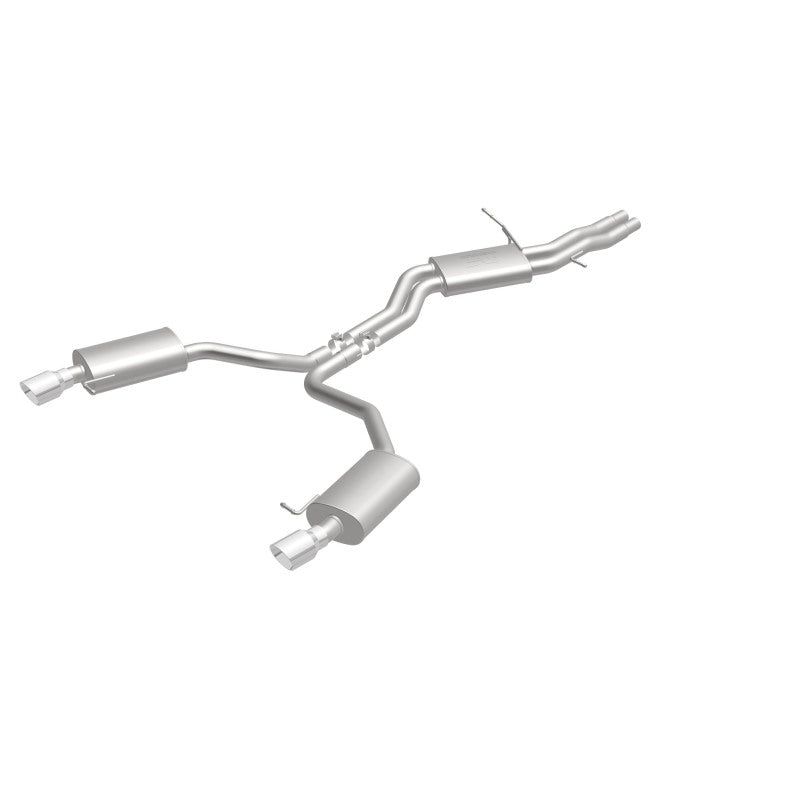 MagnaFlow Sys C/B 12-15 Audi A6 / A7 3.0L V6 SS 2.5in Dual Split Rear Ext 4in Tips exhaust system for performance upgrades
