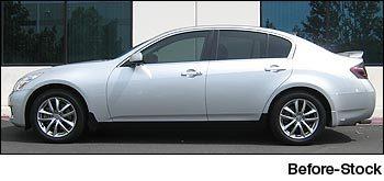 Eibach Pro-Kit for 07-08 Infiniti G35x Sedan AWD side view