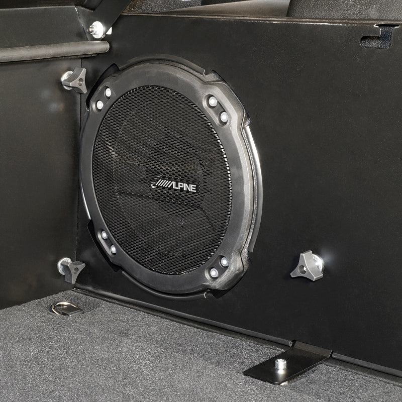 Tuffy Deluxe Enclosure For Jeep Wrangler W/ Subwoofer with Alpine speaker