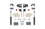 MaxTrac 2019+ GM C/K1500 2WD/4WD 5in Rear Adj. Lowering Flip Kit parts and components