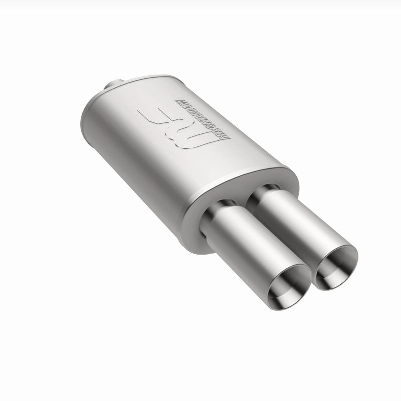 MagnaFlow Muffler W/Tip Mag SS 14X5X8 2.25/3 for offroad parts