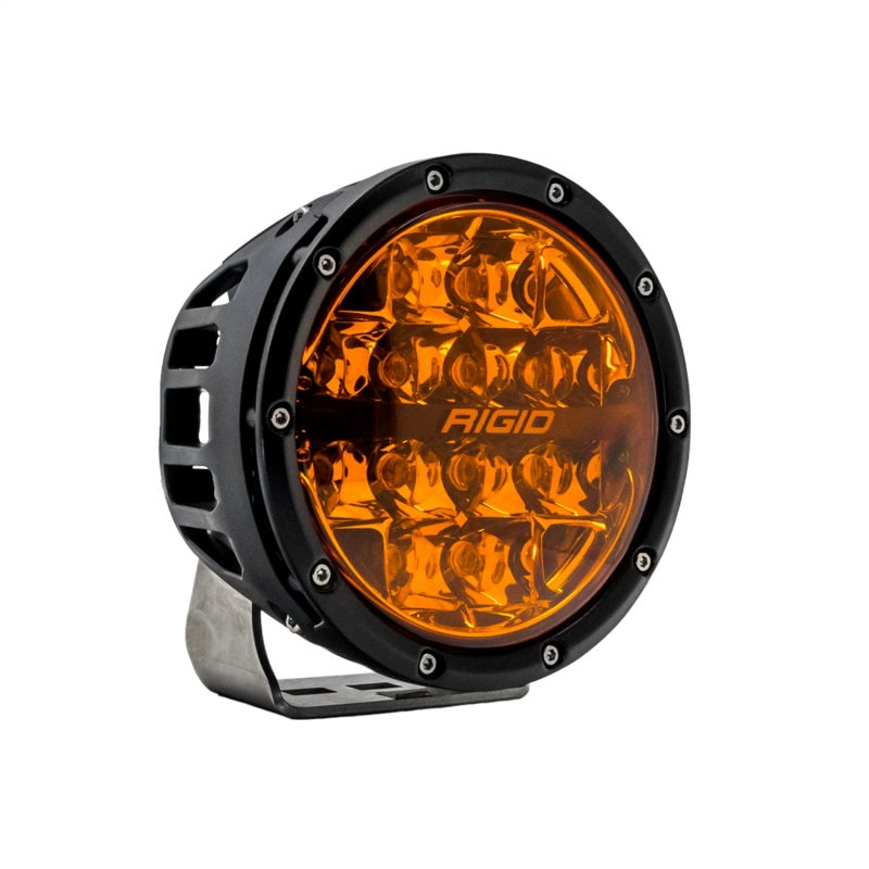 Rigid Industries 360-Series 6in SAE Fog w/ Amber PRO Lens - White (Pair) for offroad lighting and electrical.