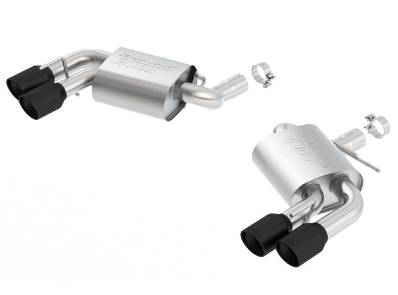 Borla 2016-2017 Chevrolet Camaro SS AT/MT S-Type Rear Section Exhaust w/o Dual Mode Ceramic Black Secondary image