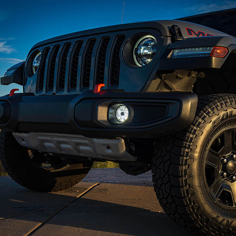 ARB Jeep JL/JT SAE Only Plug N Play Fog Light Kit (Bumper Kit) - White Secondary image