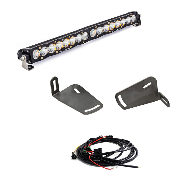 Baja Designs 2021+ Dodge Ram TRX 20 Inch S8 Bumper Kit and wiring