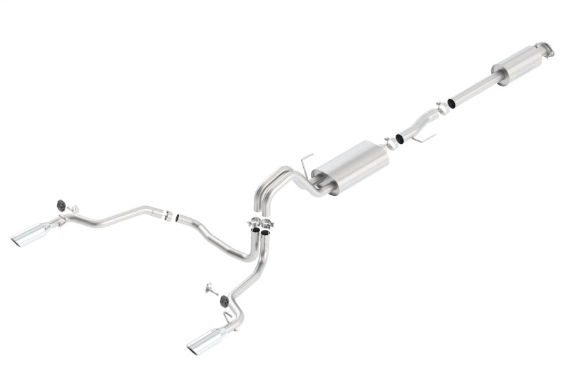 Borla 15-16 Ford F-150 2.7L/3.5L V6 / 5.0L V8 Ext. Cab Std. Bed CB Exh Touring Single Split Rear Ext. exhaust system