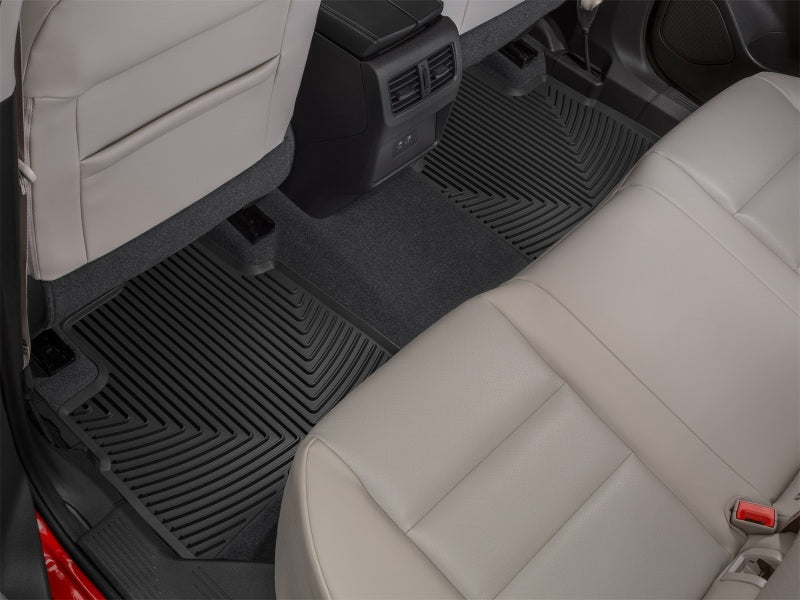 WeatherTech 21+ Nissan Rogue Rear Rubber Mats (Black) Secondary image