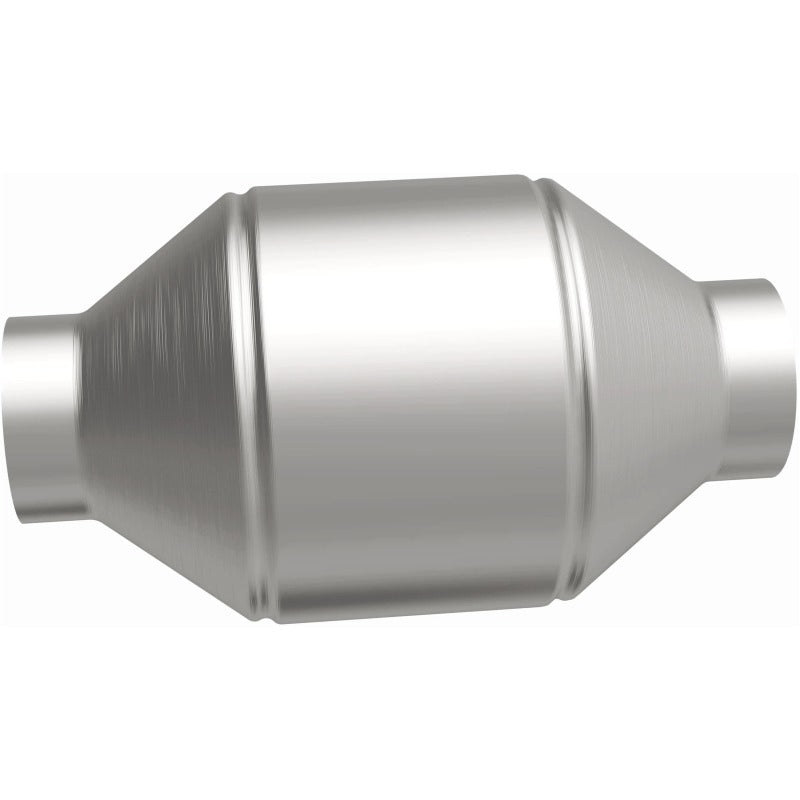 MagnaFlow Conv Univ 2.25in Inlet/Outlet Center/Center Round 3in Body L x 5in W x 8.75in Overall L catalytic converter