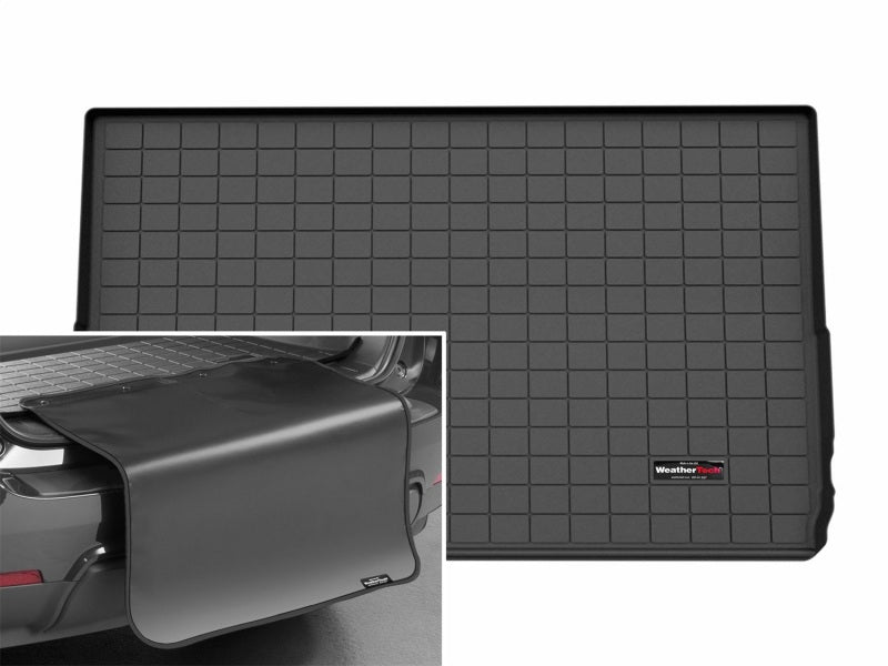 WeatherTech 25-26 Ford Expedition Max Trunk Cargo Liner w/Bumper Protector 2pc - Black Secondary image