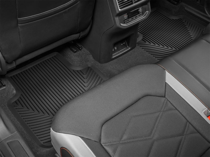 WeatherTech 18-24 Volkswagen Atlas (Incl. 20-24 Cross Sport) Rear Rubber Mats - Black Secondary image