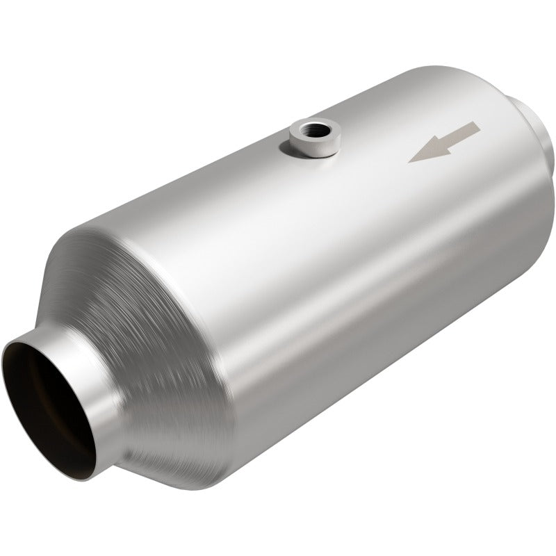 Magnaflow 3.00in. C/C 6in. spun body Universal Converter for offroad performance upgrades.
