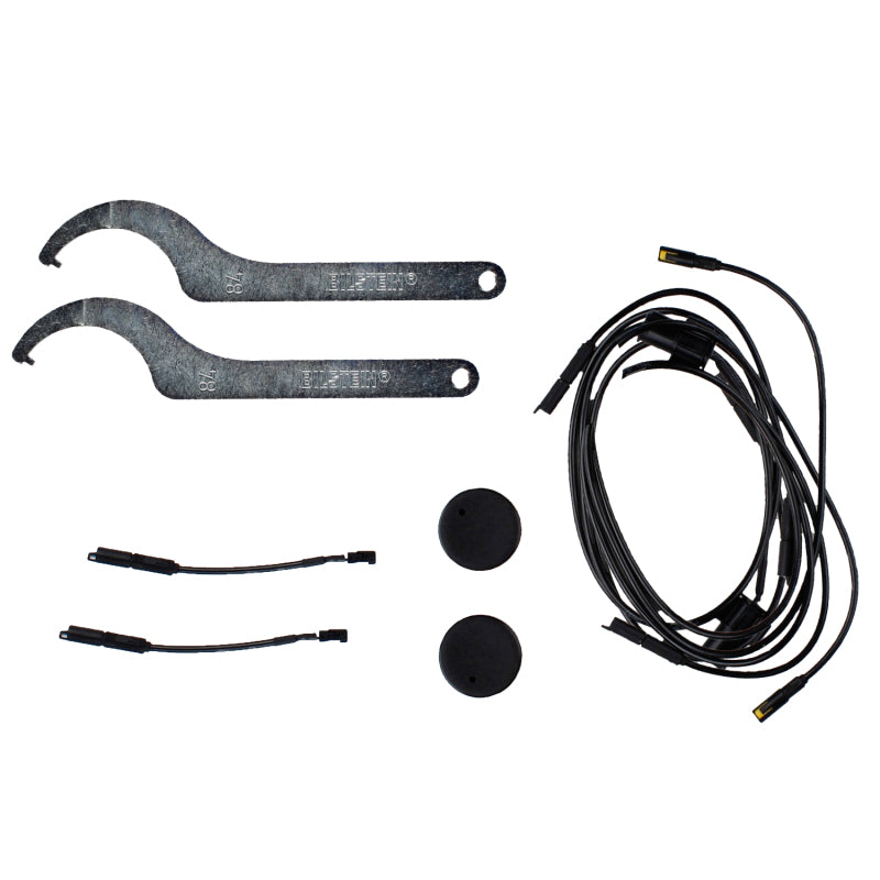 Bilstein B16 (PSS10) 06-10 BMW E60 M5 EDC Performance Suspension System installation kit with tools and wiring.