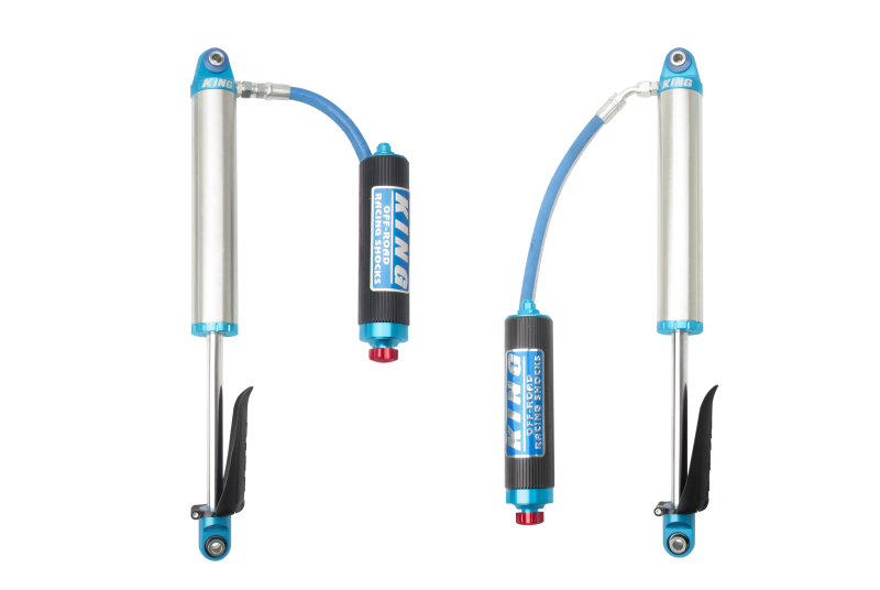King Shocks 2019+ Chevrolet Silverado 1500 (Trail Boss) Rear 2.5 Dia Remote Res Shock w/Adj (Pair) for offroad performance upgrades. Main image