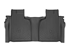 WeatherTech 19-23 Chevrolet Silverado 1500 Crew Cab (1st Row Bench Seats) Rear FloorLiner - Black for offroad truck accessories
